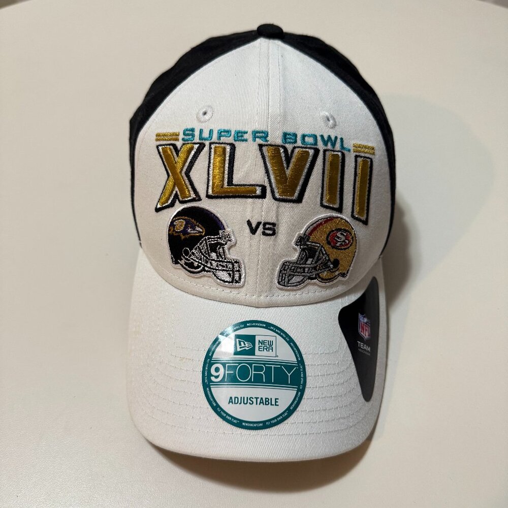 NEW ERA NFL Super Bowl XLVII Ravens Vs 49ers Hat 2013 NWT
